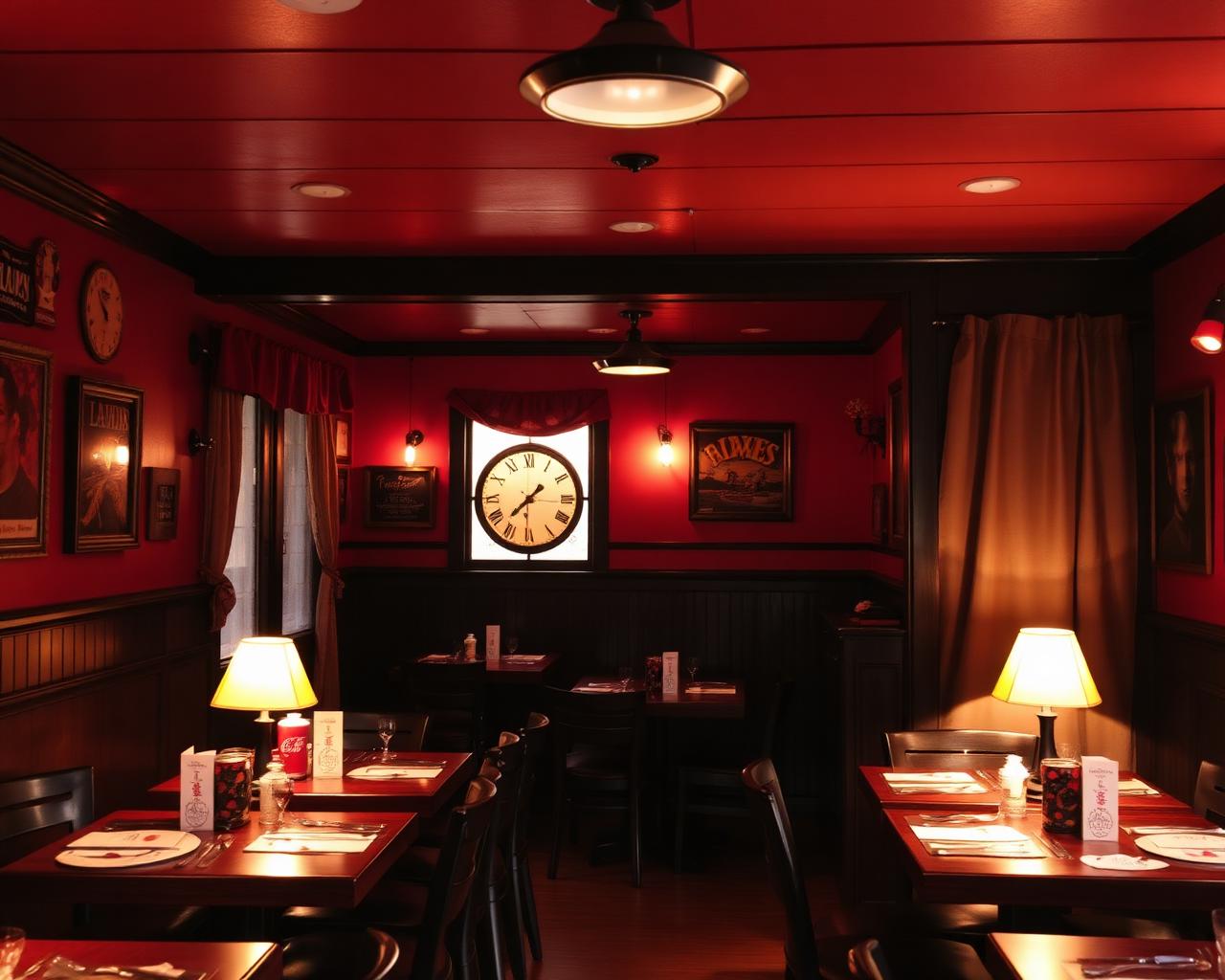 Hot Rod's Pizza dining room